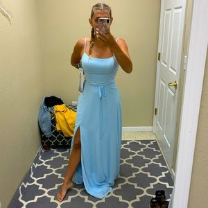 Sky Blue Bridesmaids Dress